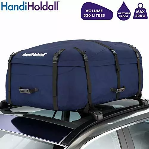HandiHoldall große Fahrzeug Dachtasche/Top Box (Marineblau) - 330L Wetter