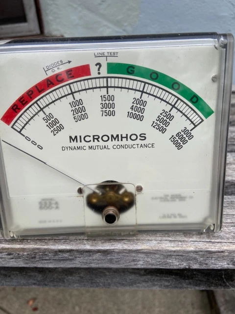 Hickok 600 and 533a Vacuum tube tester meter