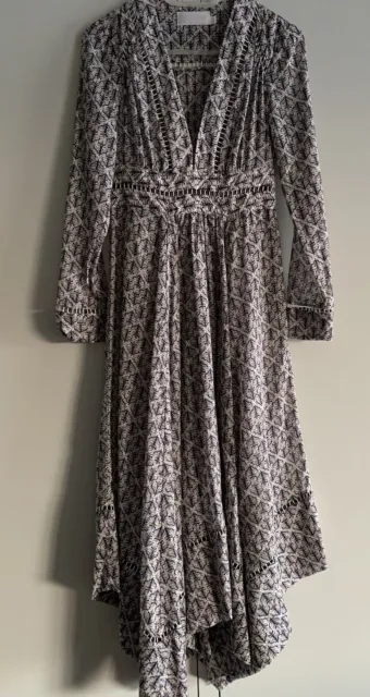 Zimmermann Stamp Dress Size 0 Au/Uk 8 Us 4