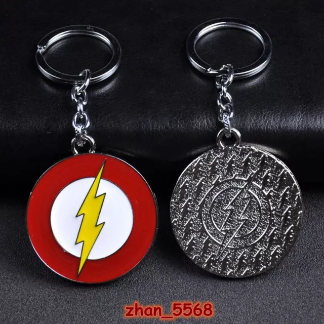 DC Comics Justice League The Flash Design Logo Alloy Key Chains Keychain Keyring