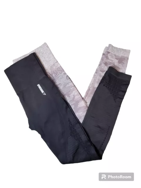 Gymshark leggings bundle of 2 Size S & M