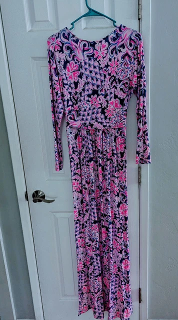 Lilly Pulitzer Nichola Maxi Dress Love You Bunches, Size S, Gorgeous!