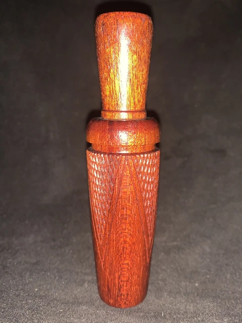 Duck Call - Metal Reed Mallard by Curtis Breland - Burl Walnut@12 Duck Call - Metal Reed Mallard by Curtis Breland - Burl Walnut@12