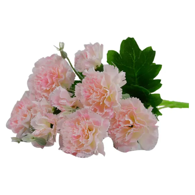 Faux Flower 3d Lightweight Wedding Bouquets Carnation Leaves Flower Reusable