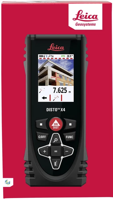 Leica Disto X4 Laser Distance Meter Distance Meter Outdoor Rangefinder Red