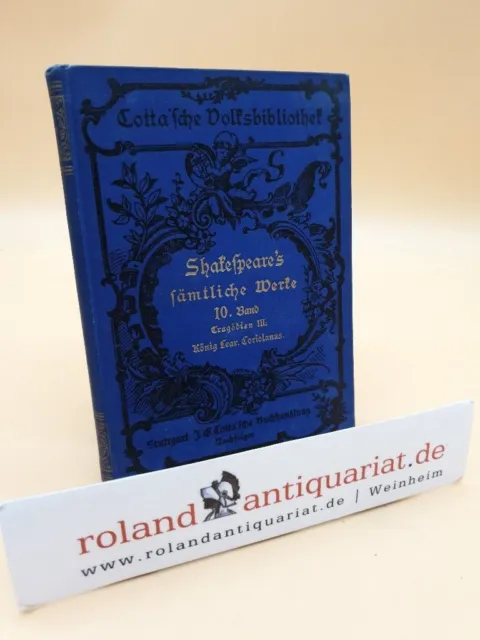 Shakespeare's sämtliche dramatische Werke in zwölf Bänden. Übersetzt von  268736