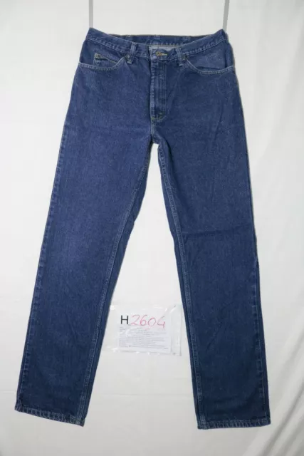 Lee REGULAR INDIGO usato (Cod.H2604) W34 L34 denim jeans dritto grado A