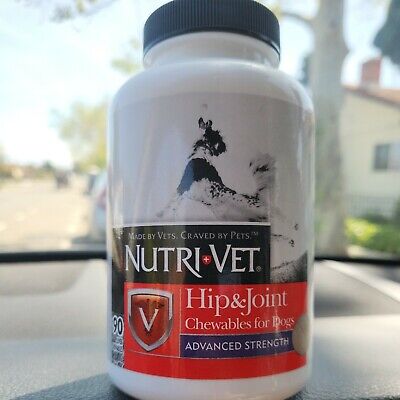 Nutri-Vet Hip & Joint Chewable Dog Supplements 90 Count Sealed New exp12/23