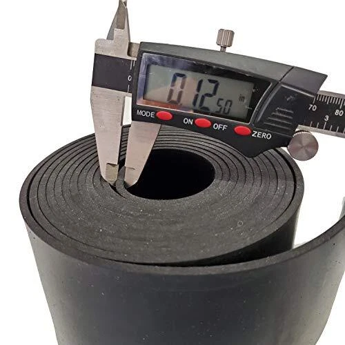 .125" (1/8") Thick x 12" Wide x 36" inchs -Neoprene Rubber Sheet Commercial G...