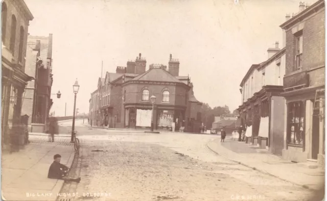 Golborne between Wigan & Warrington. Big Lamp, High Street in C.B.B.Series.