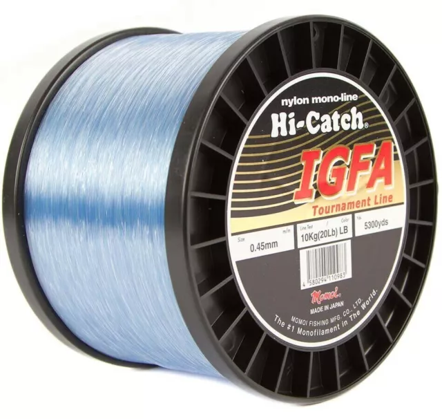 Momoi 1000m Hi-Catch IGFA Light Blue Monofilament Fishing Line - Choose Lb BRAND