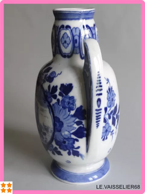 DELFT UN ANCIEN VASE ART DECO DECOR 515  ht 21 cm 2