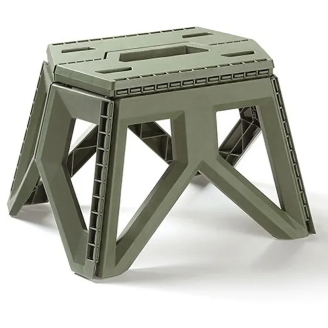 4X (Taburete plegable portátil al aire libre silla de pesca camping soporte de carga alto Ronn