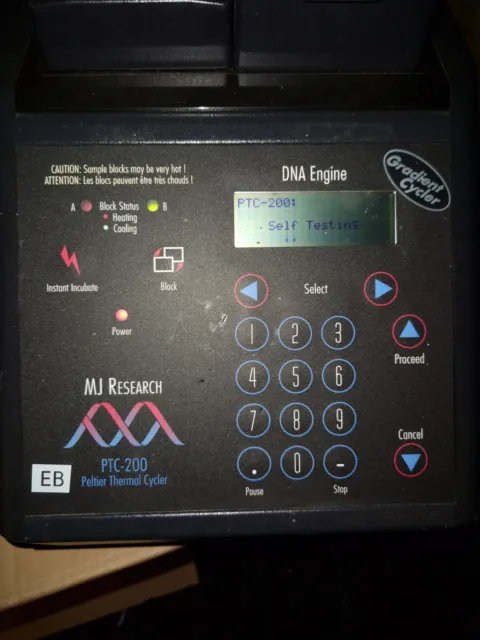 MJ Research Peltier Thermal Cycler  Model - PTC-200 Lab