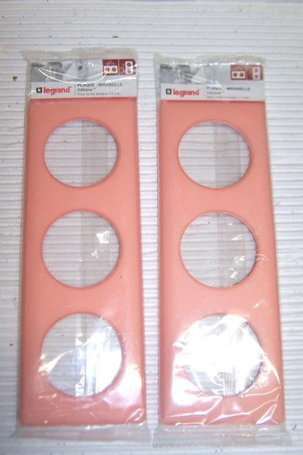 Legrand CELIANE 68848 ou 688 48 - Plaque Double MANDARINE 57mm
