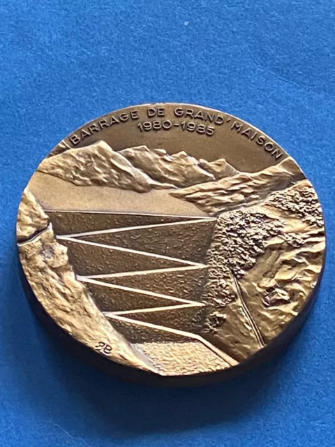 Medaille Bronze De Grand Maison 1980 1985  Electricité De France Arthus Bertrand