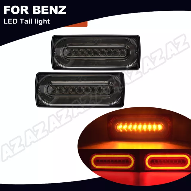 Diamond！！ LED Brake Tail Light Turn Signal For Mercedes Benz W463 G500 G550 G55