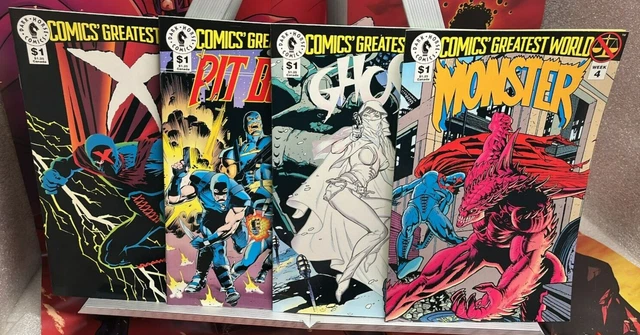 Comics' Greatest World, Capital City: Week 1 - 4 Complete Set, (1993)