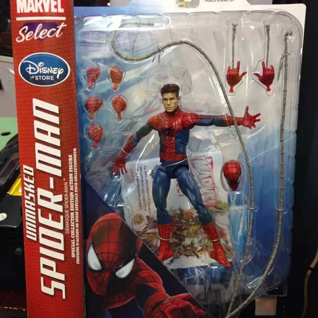 Marvel Select The Amazing Spider-Man 2 Unmasked Action Figure Boxed Toys Gifts