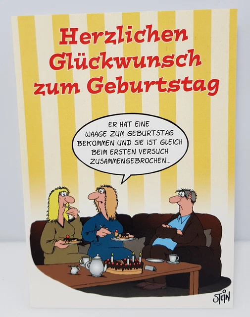 ULI STEIN Postkarte Herzlichen Glückwunsch zum Geburtstag (03) NEU