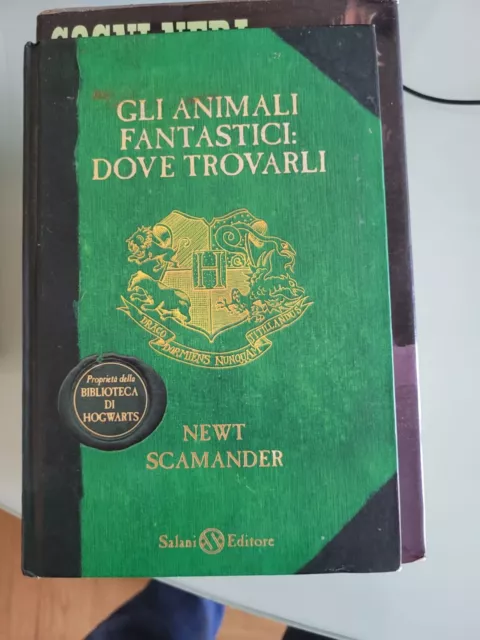 GLI ANIMALI FANTASTICI: DOVE TROVARLI Salani 2015 Biblioteca di Hogwarts VERDE