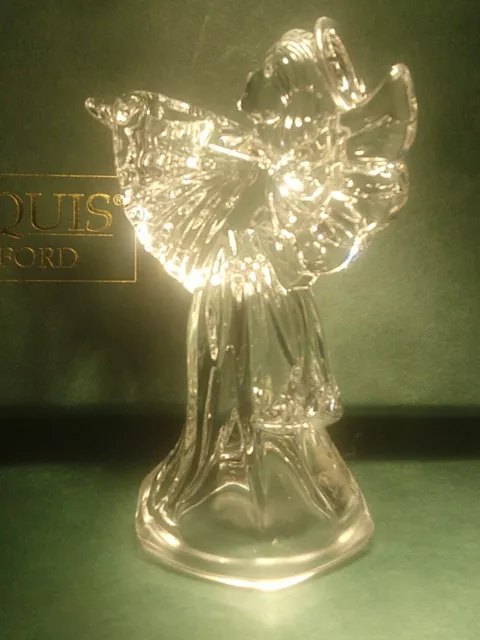 Marquis Waterford Crystal Angel Candle Stick Holder Figurine Set of 2 Germany 2