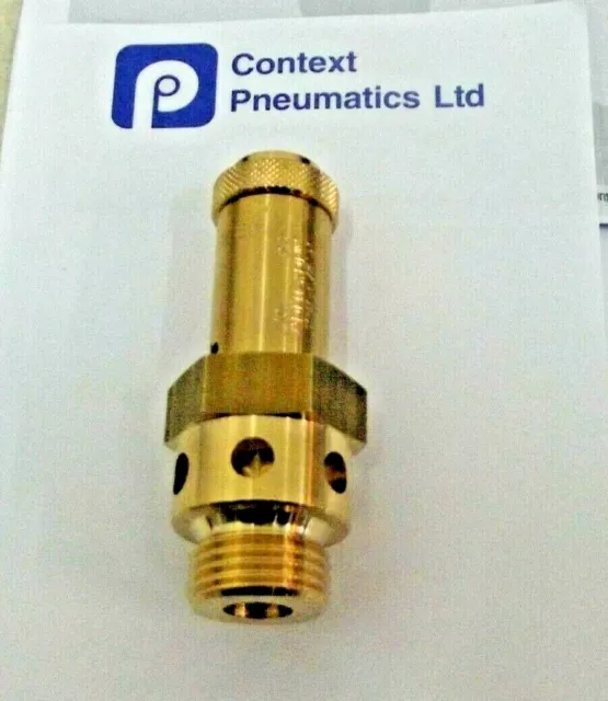 1/2 Bsp Safety Blow Off Valve,11 Bar,160 PSI Pressure Relief Valve & Certificate