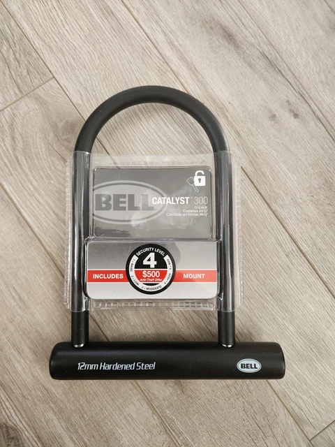 Antivol Vélo Bell Catalyst 300 U-Lock, Acier 12mm Avec 2 Clés - Neuf