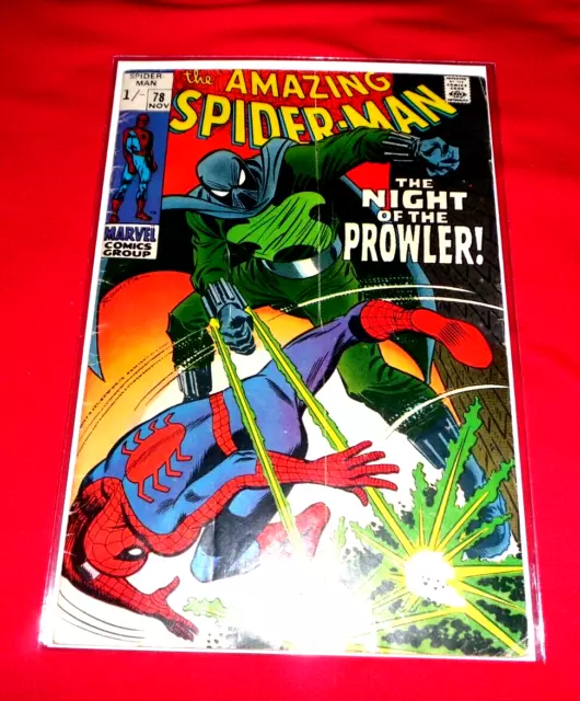AMAZING SPIDER MAN 78# THE NIGHT OF THE PROWLER - KEY ISSUE 1st Prowler 