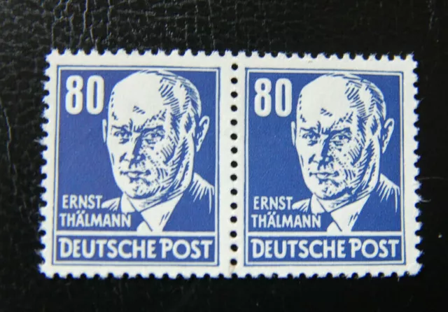 BM049 DDR Mi.-Nr.: 339 III ** Plattenfehler Fleck am Kinn Ernst Thälmann 2