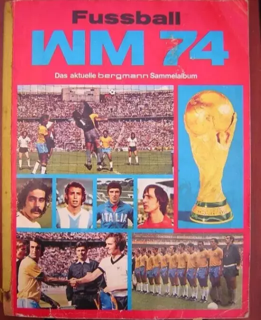 ☆ ALBUM BERGMANN - MUNDIAL 1974 - Fussball WM 74, COMPLETO, con todos los cromos