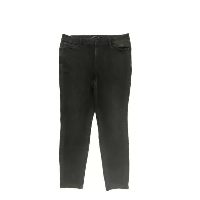 SIMPLY VERA VERA Wang Skinny Women's size 16 Black Denim Jeans $16.99 -  PicClick