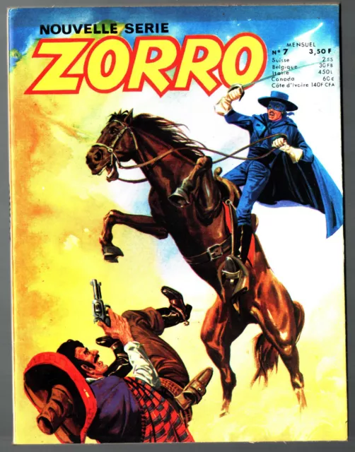 ZORRO nouvelle serie n°7 #  # 1977 OCCIDENT