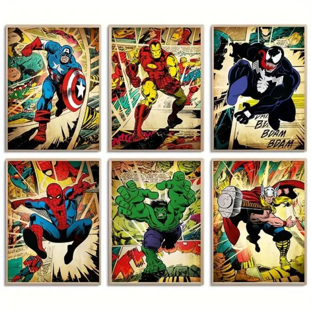 Poster Marvel Avengers Wandschmuck Wandgemälde Aufhängebild Dekoartikel/N101