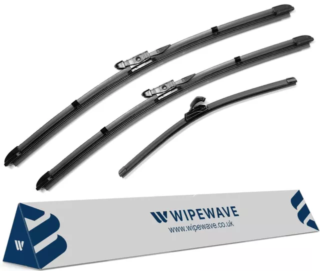 3pcs Wiper blades Set for Land Rover Freelander 2 06-14 Front + Rear | WipeWave