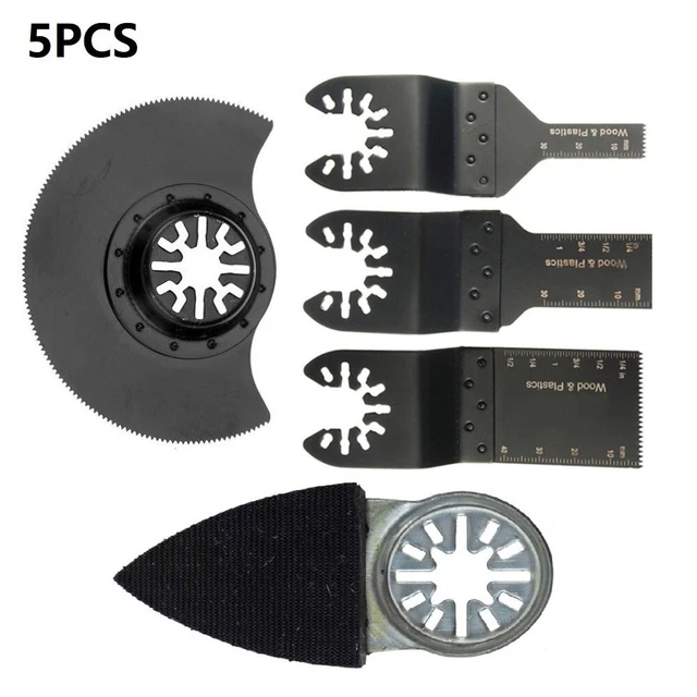 5pcs/set Oscillating MultiTool Circular Saw Blade For Renovator Power Cutting