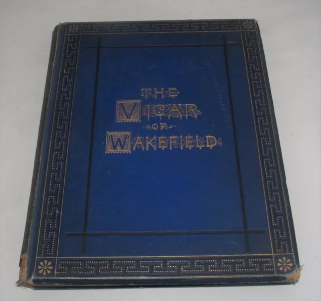 Antique Illustrated Book The Vicar Of Wakefield By Oliver Goldsmith Sangster 2