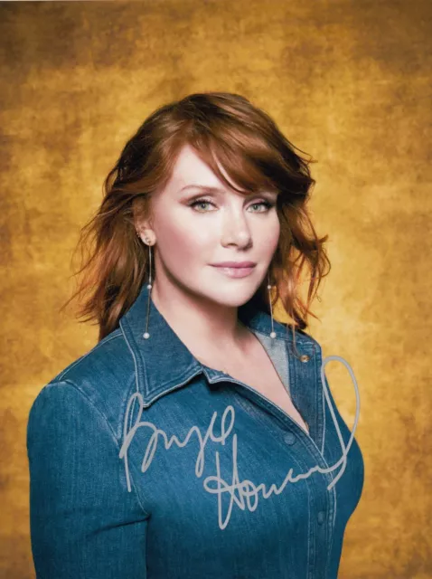 Bryce Dallas Howard Signed Auto 8 x 10  Photograph