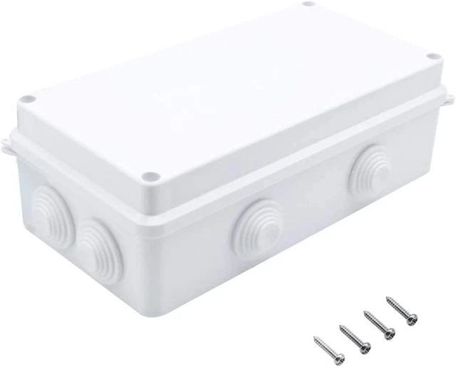 IP65 Waterproof Dustproof Junction Box, ABS Plastic Universal Electrical Project
