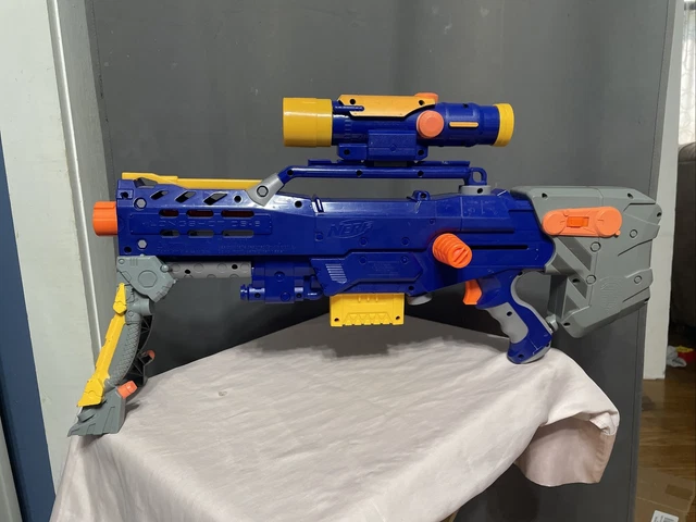 Nerf N-Strike Longshot CS-6 Blaster COMPLETE w scope