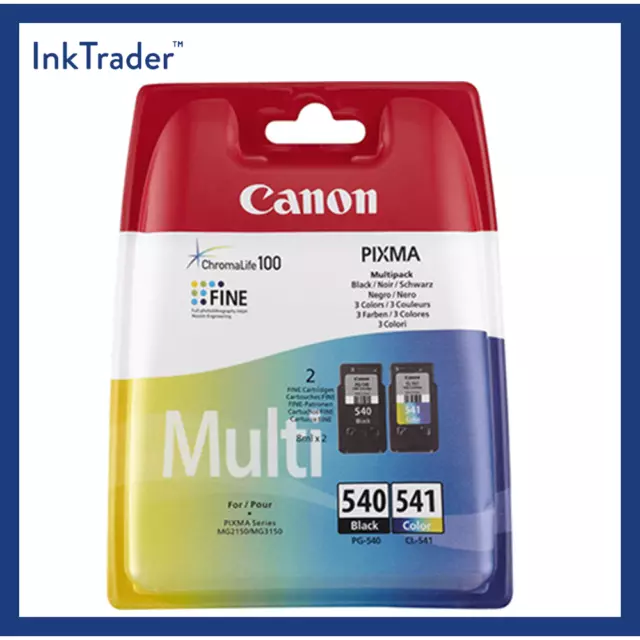 Genuine Original PG 540 CL 541 Multipack for Canon Pixma Printers