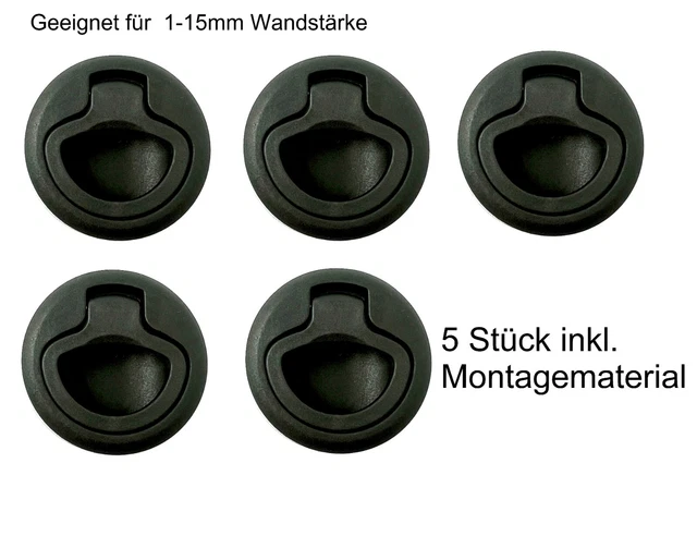 5 Stück Push Button Catch Lock Catch Schranktürschloss Möbelschloss Door Lock Verriegelung Für