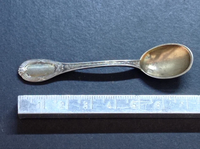 RARE CUILLÈRE DE Sucre Augsburger Fil Bruckmann De 800er Argent EUR 88,14 - FR