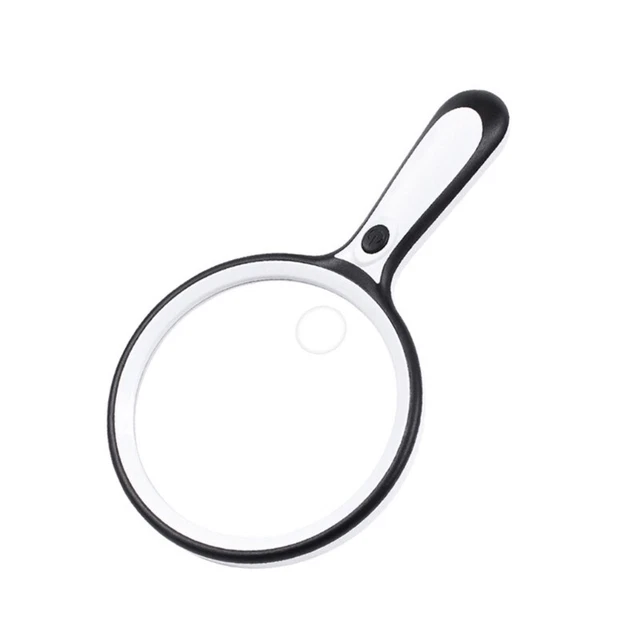Versatile LED Magnifying Glass Illuminated Magnifier Gift for Home School Travel