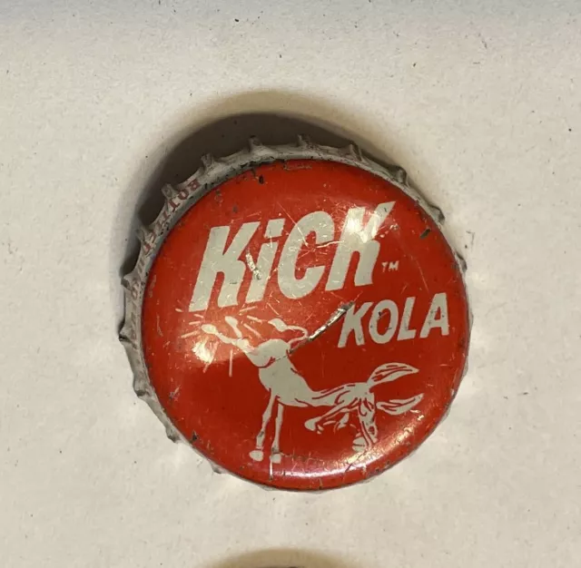 bottle cap crown KICK Kola cola SODA can ACL flat Nehi royal top COLUMBUS GA tin