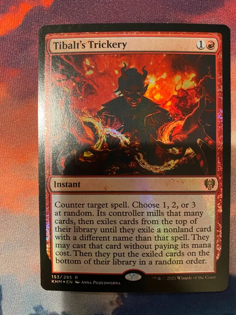 Tibalt's Trickery 1x FOIL KHM MTG Kaldheim Rare MINT red