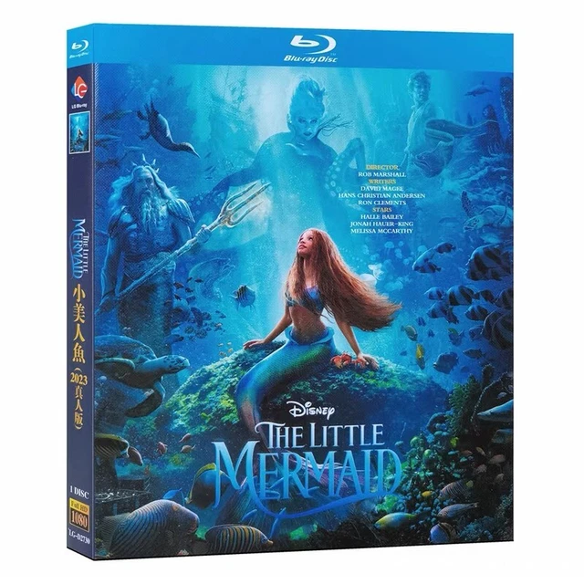 THE LITTLE MERMAID (2023) Bluray Movie BD 1Disc All Region UK 16.
