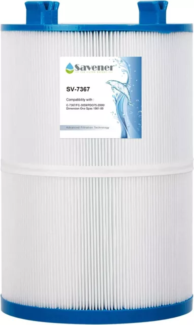 Savener SV-7367 Swimming Pool&Spa Replacement Filter Cartridge Unicel C-7367