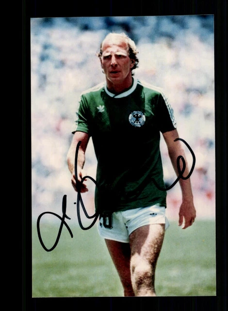Karl Heinz Förster DFB Autogrammkarte 1982 Original Signiert