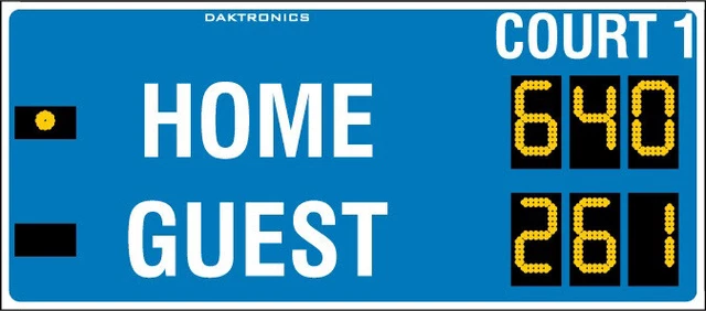 Daktronics TN-2603 Tennis Scoreboards Daktronics TN-2603 Tennis Scoreboards